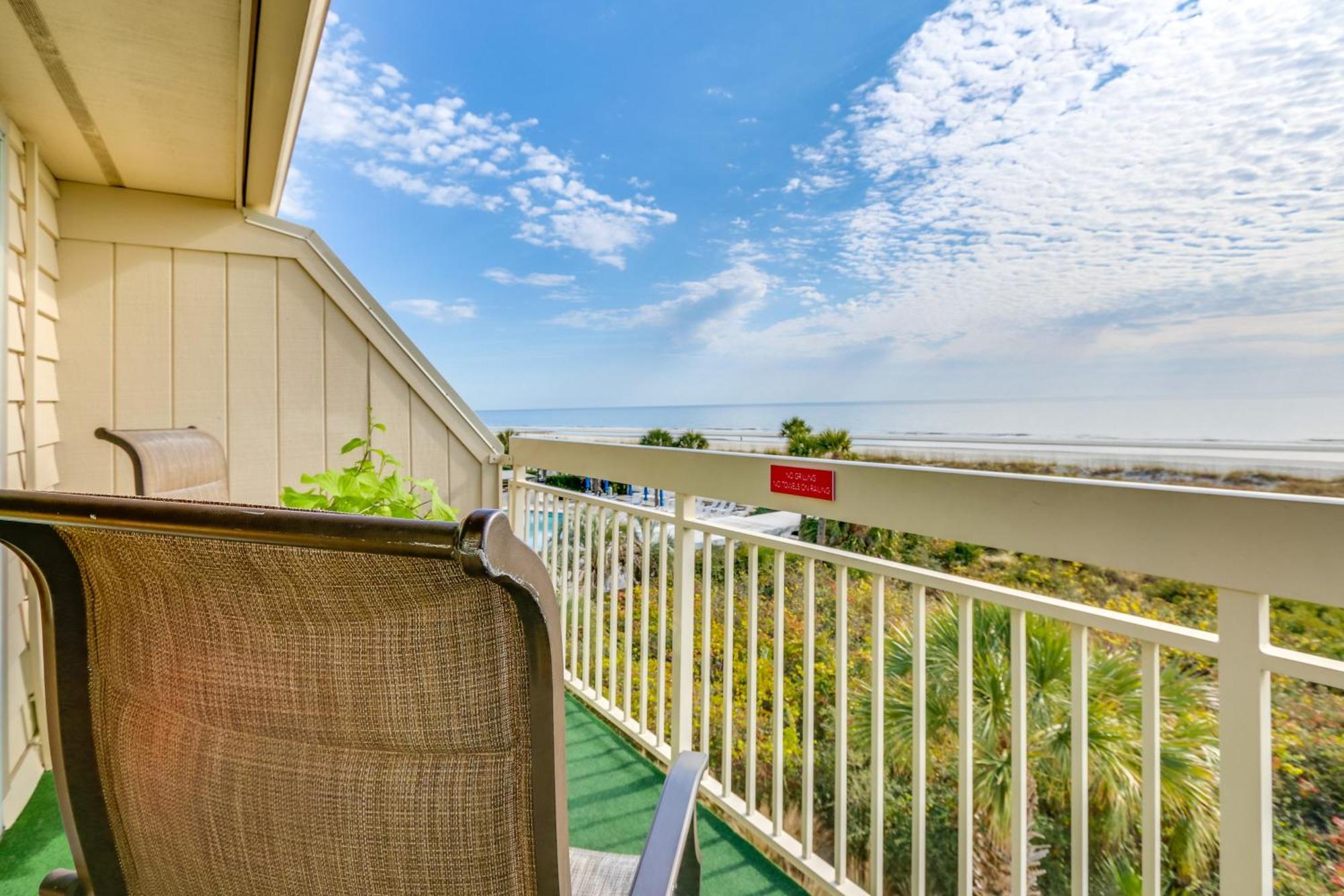 Breakers Oceanfront Getaway With Amazing View And Pool Villa Хилтън Хед Айлънд Екстериор снимка