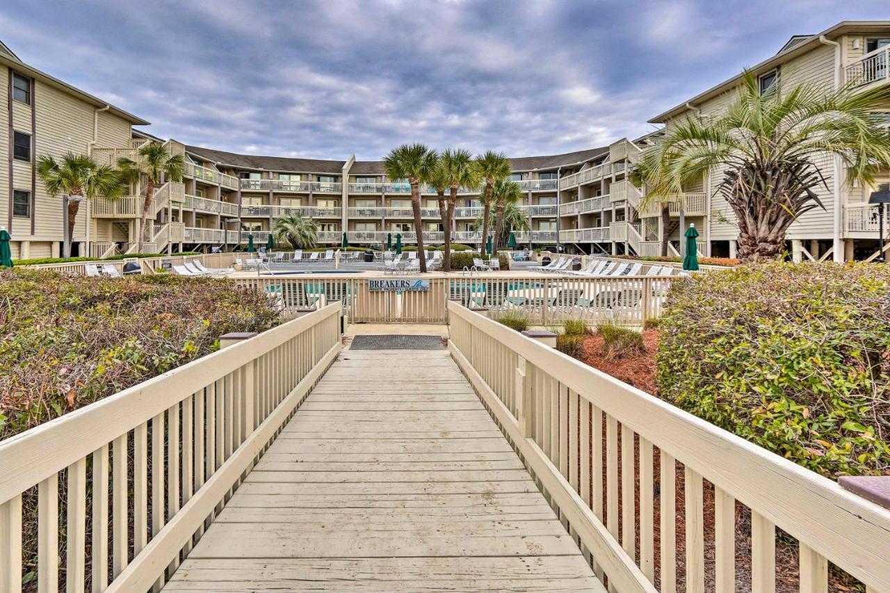 Breakers Oceanfront Getaway With Amazing View And Pool Villa Хилтън Хед Айлънд Екстериор снимка